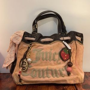 Juicy Couture Strawberry pink Daydreamer Bag